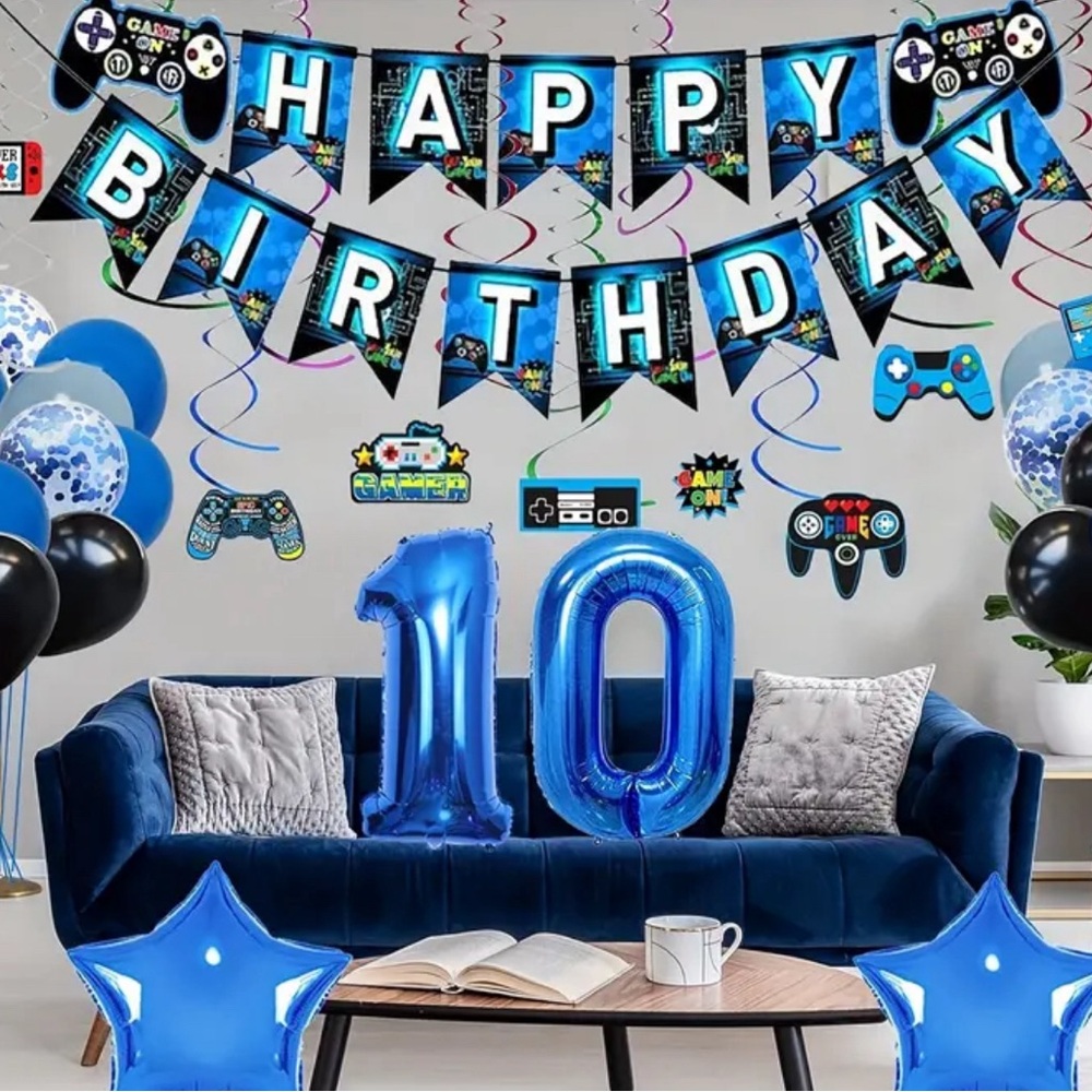 Video Game 10th Birthday Decor